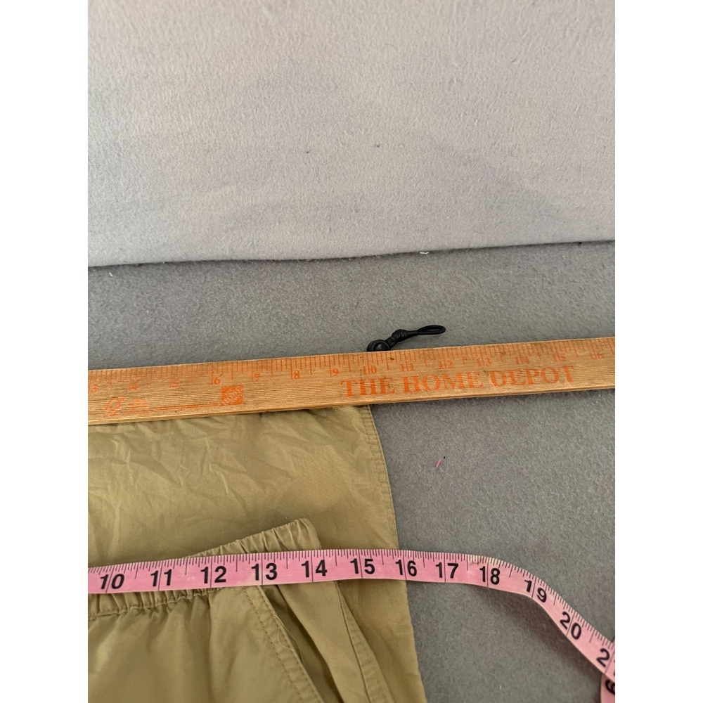 H&M Pants Womens XS Tan Parachute Streetwear Y2K Baggy Gorpcore Cargo Utility - Picture 9 of 13